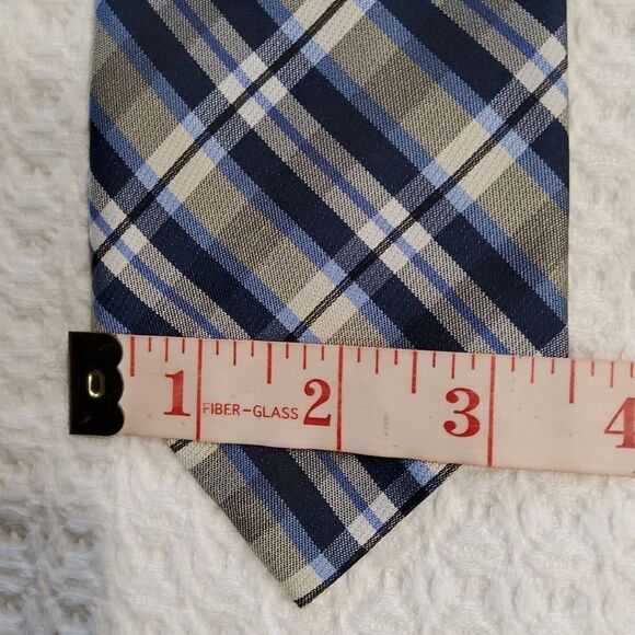 Burma Bibas Plaid Narrow Tie - Picture 7 of 7